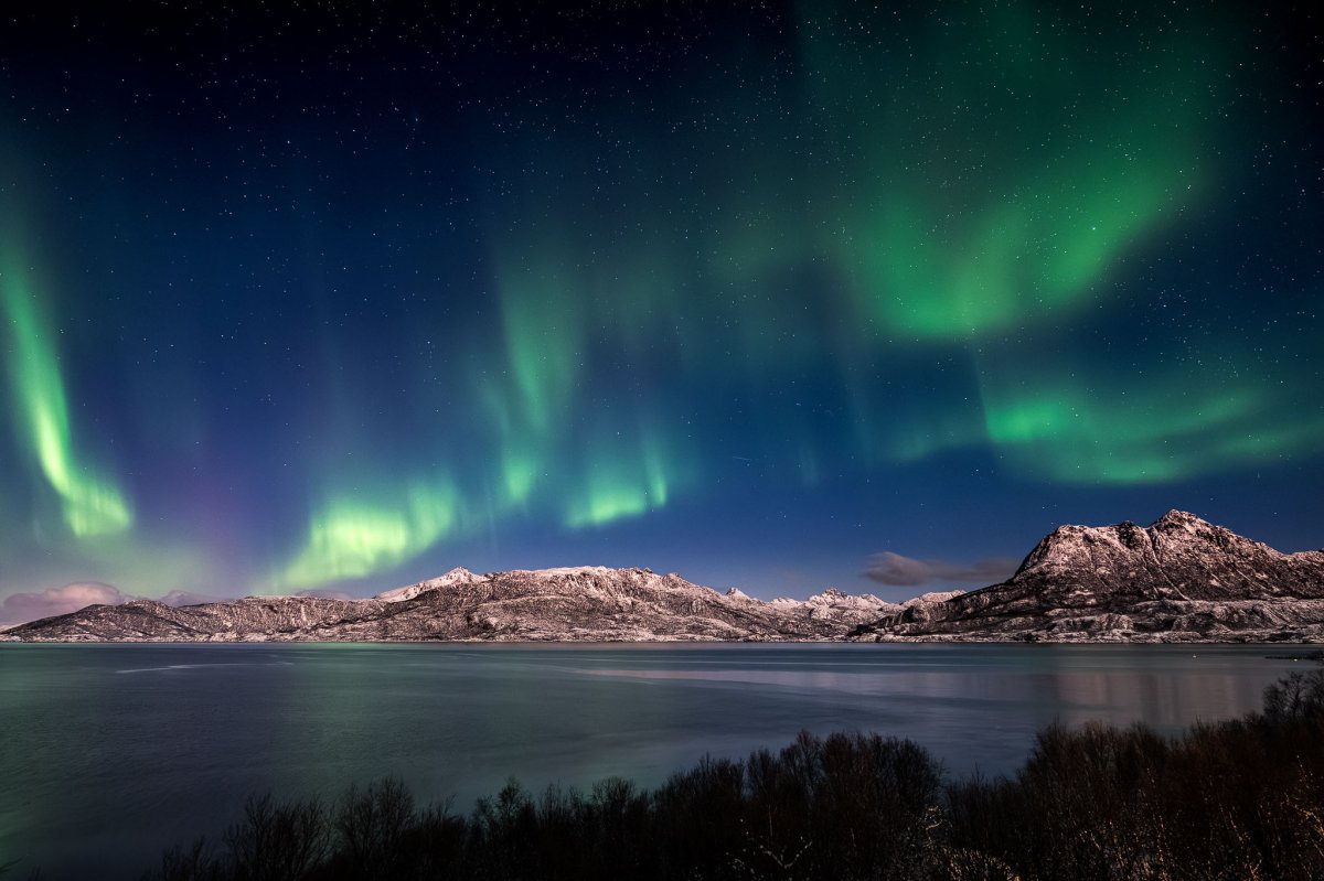 Blick von der Terrasse unserer Unterkunft.